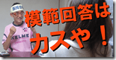 3模範回答カス