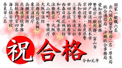 令和元年合格実績